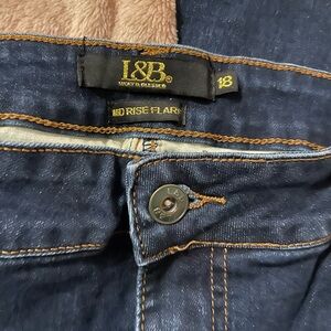 Lucky & Blessed Mid Rise Flare size 18